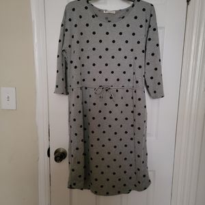 Cotton dress with pockets